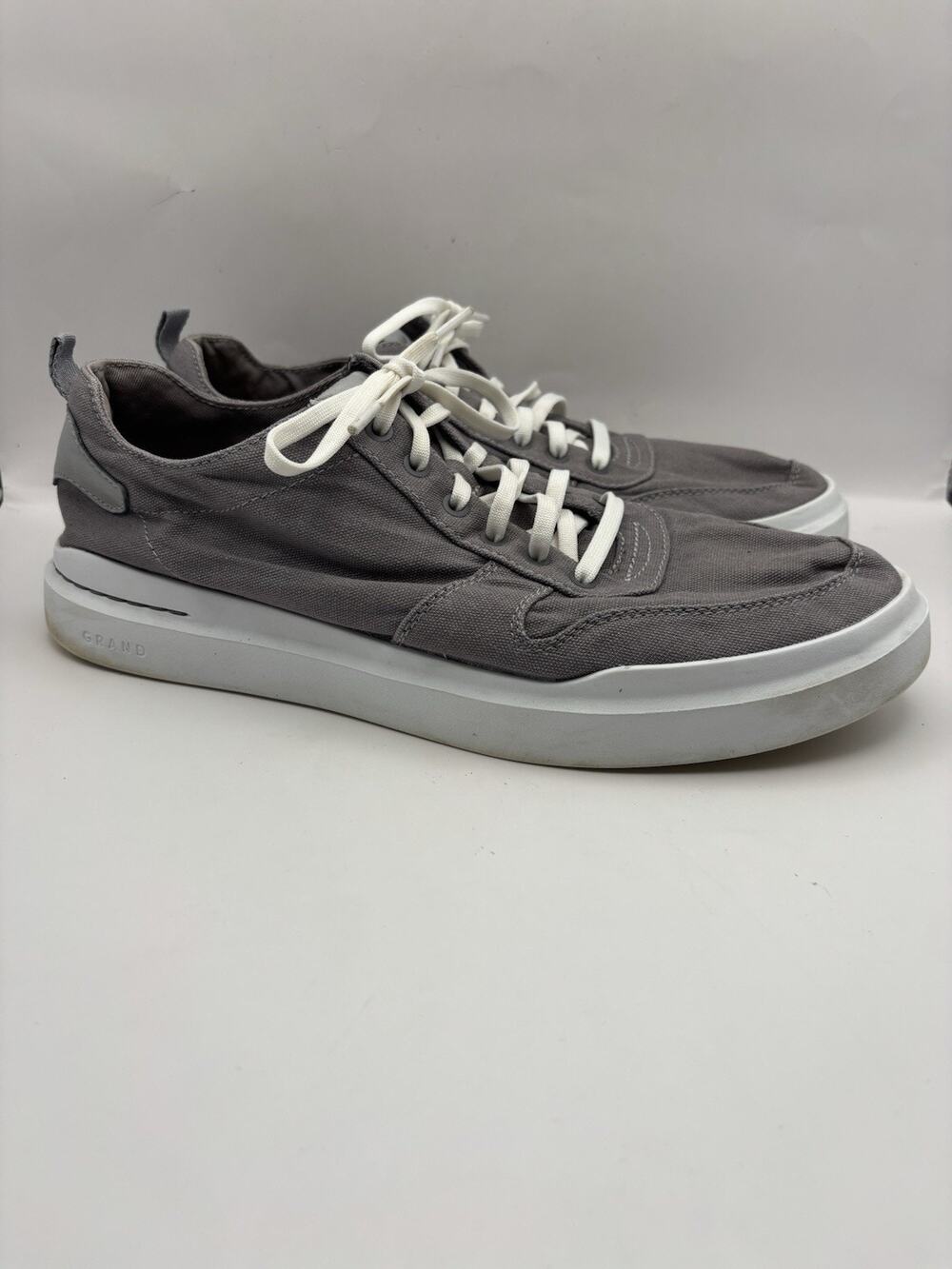 Cole Haan Grandpro Rally Canvas Gray Sneakers Men Size 10.5